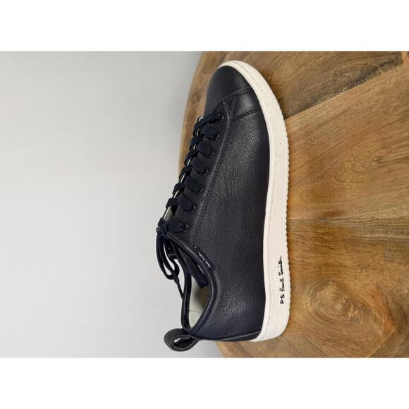 Paul Smith Miyata Leather Trainers Dark Navy Men’s 7 EU 40 Luxury Sneakers NWB - Picture 7 of 10